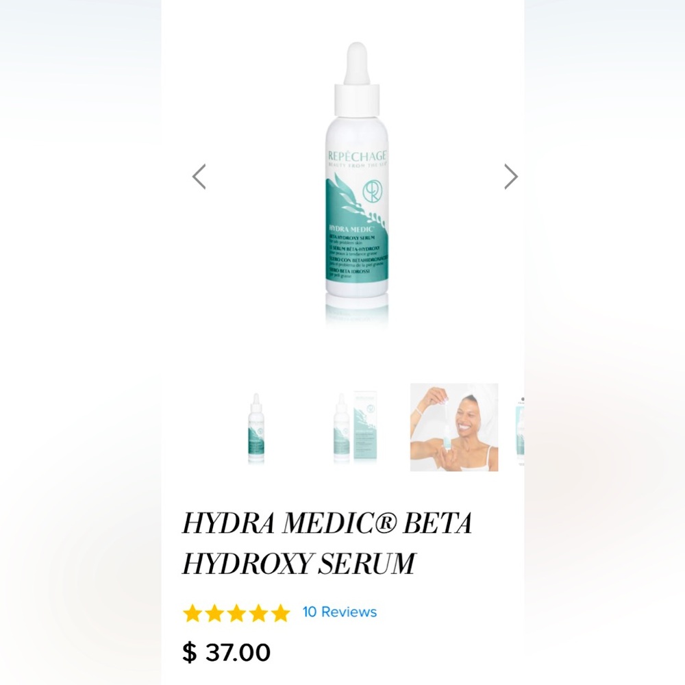 REPÊCHAGE Beauty from the Sea HydraMedic BetaHydroxy Serum for oily problem skin
